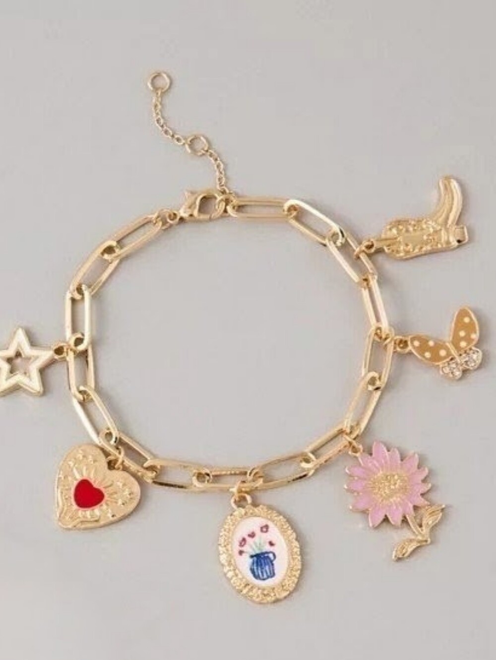 ❣️🪷NWT American Eagle AE Chunky Charm Bracelet